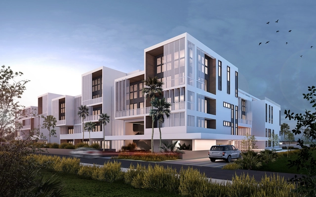 Modern building exterior