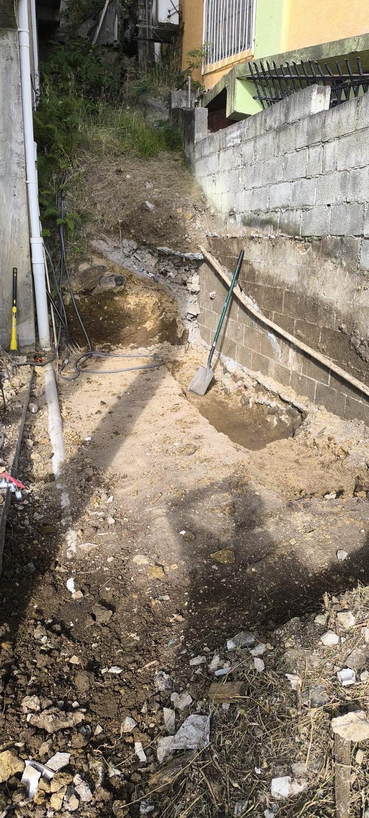 Site excavation and drainage